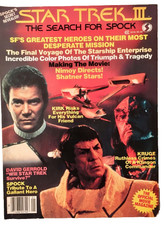 Star Trek III The Search For Spock Kirk Spock Kruge 1984 Official Movie Magazine