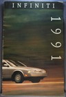 1991 Infiniti M30 & Q45 Large Catalog Sales Brochure Nice Original 91
