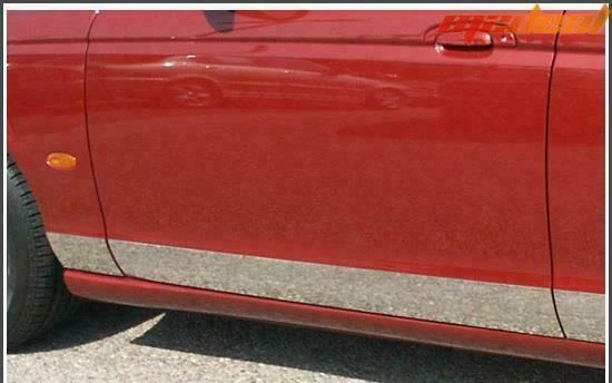 Jaguar S-Type 1999-2007 panel basculante moldura lateral 5" acero inoxidable Foto 1 de 1