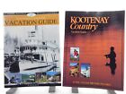 LOT de guides de voyage Kootenay Country NELSON SLOCAN TRAIL Colombie-Britannique années 1990 excellent état +