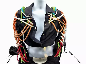 ANGELA WANG Styled Punk Jacket Size Medium - Picture 1 of 5