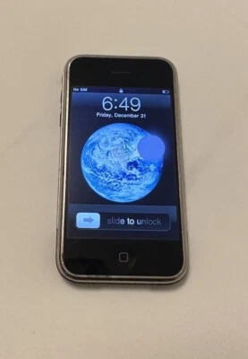 Apple iPhone 1st Generation - 8GB - Black (AT&T) A1203 (GSM) B54 - Image 1 of 4
