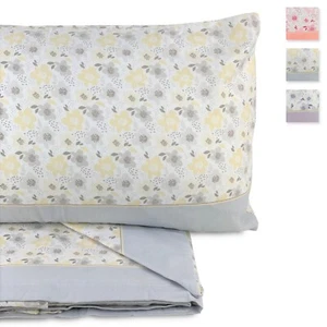 Completo lenzuola in flanella di cotone matrimoniale Biancaluna 2 piazze 4365 - Imagen 1 de 4