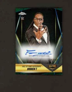 2025 Topps WWE Wrestling Booker T HOF AUTO 142/150 #HOF-BT - Picture 1 of 2