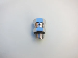 Lowrider Hydraulics Adex, Adel Boss (#8) to 1/2"F swivel straight, 1 pc, chrome - Foto 1 di 5