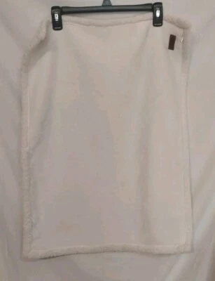 Funda de Almohada UGG Ropa de Cama Falsa Boho Blanca Suave Peluda 21x27 Cierre con Cremallera Foto 1 de 3