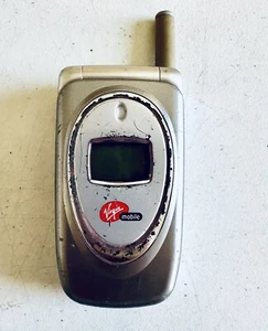 Virgin Mobile Audiovox Flip Phone 65000 Kolorowy wyświetlacz LCD (nieprzetestowany - na części lub naprawę) - Zdjęcie 1 z 7