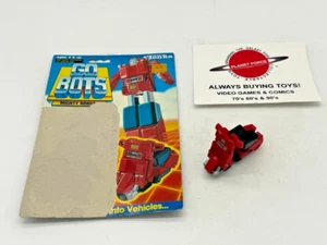 Scooter 1984 con tarjetero completo vintage Go-Bots Tonka figura - Imagen 1 de 2