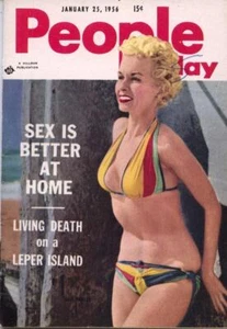 PEOPLE TODAY VOL 12 No.2 JANUARY 25 1956 - RARE ORIGINAL - REF:8170H - Picture 1 of 9
