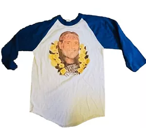 T-shirt stile baseball Willie Nelson vintage anni 70 80 taglia grande - Foto 1 di 4