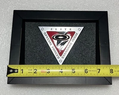 OAKLEY SI EDICIÓN ESPECIAL FUERZAS ESPECIALES PLACA METÁLICA 4,25 pulgadas TODOS LOS LADOS + PANTALLA Foto 1 de 4
