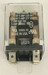 265F Controls 265 Serie 5 Amp Relé de uso general 20597-85 DPDT 240VA (5) - Imagen 1 de 3