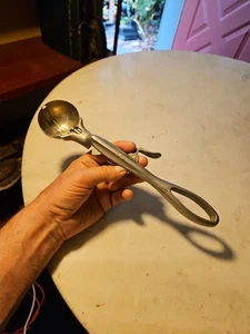Antique Pat'd 1908 KINGERY Ice Cream Scoop Dipper VICTOR VERY UNUSUAL MECHANISM - Picture 1 of 11