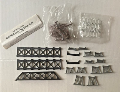 VTG Bachmann HO Scale Bridge & Trestle with Poles – Incomplete Set For Parts - Image 1 of 4