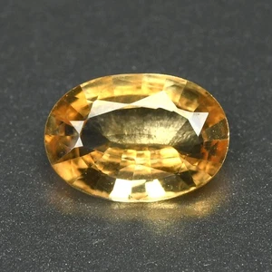 0.59 Ct Excellent Oval Cut 6.5 x 4.5 MM 100% Natural Yellow Tajikistan Sapphire - Picture 1 of 5