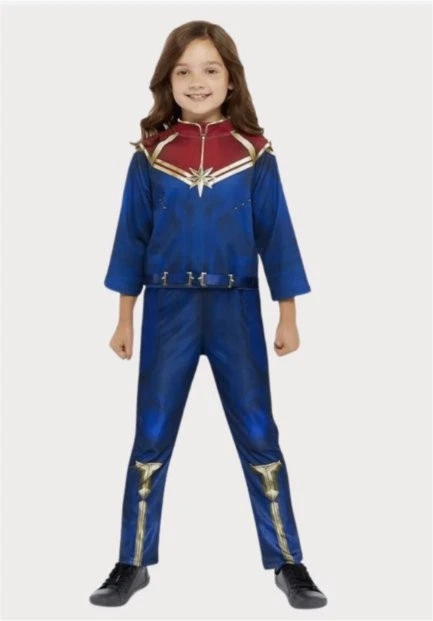 Marvel  Captain Marvel Fancy Dress Costume Age 7 / 8 Years     V4 - Image 1 of 1