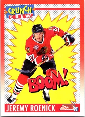 1991-92 Score American #305 Jeremy Roenick - Image 1 of 2