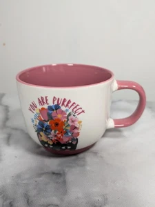 Große Tasse Mia Charro You Are Purrfect Katzenmotiv bunt glasiertes Porzellan - Bild 1 von 9