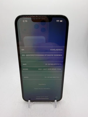 Apple iPhone 16e - Black - 128GB - as-is for salvage/parts/disassembly - Image 1 of 4