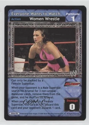 2006 WWE Raw Deal Trading Card Game Expansion 18: Royal Rumble #26/90V18 - Image 1 of 2