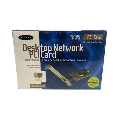 Belkin Desktop Network PCI Card Brand New SEALED FREE SHIPPING - Image 1 of 4