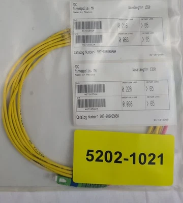 Cable de prueba ADC 90T-080039A 3 m 3 mm SIM SM SC/APC-SC/APC Foto 1 de 2
