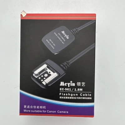 Meyin EC-961 1.8M Flashgun Cable for Canon Cameras BRAND NEW AND FACTORY SEALED - Image 1 of 3