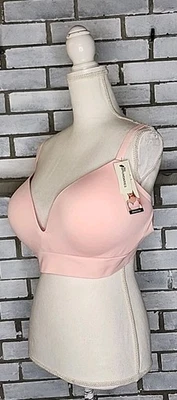 Nuevo con etiquetas Sujetador push-up sin costuras para mujer No Boundaries talla XXXL coral Foto 1 de 4