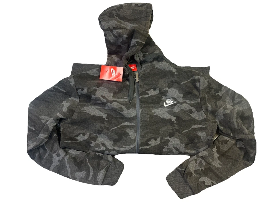 Nike Hoodie Sweater Set Gray with Camo Size Large New with Tags Men's Or Women’s - Image 1 of 4