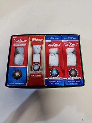 Titleist DT So Lo 9 球和 Dt 携带高尔夫球 3 球全新高尔夫球  — 第 1/4 张图片