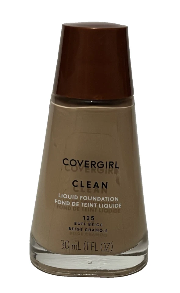 COVERGIRL Clean Liquid Foundation 1 Oz 125 Buff Beige