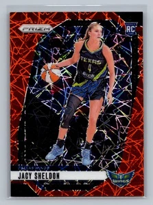 2024 Panini Prizm WNBA #4 Jacy Sheldon Orange Velocity Prizms - Picture 1 of 2