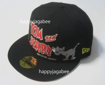NEW ERA 59Fifty Cap Tom and Jerry 85TH Allover Black 14880348 - Image 1 of 4