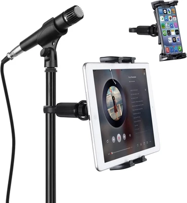 Supporti Tablet per Supporti Microfonici, Supporto Microfono Tablet, Supporto Mic Musica - Immagine 1 di 4