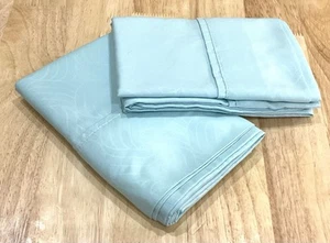 Pillow Case Set (2) Standard/Queen Hypoallergenic Microfiber Aqua Soft - Picture 1 of 5