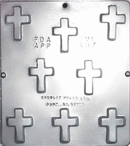 Cross Chocolate Candy Mold Religious 407 NEW - Picture 1 of 1