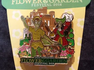 WDW Pin 100122 Flower & Garden Peter Pan and Hook Topiary LE of 5,000 - Picture 1 of 4