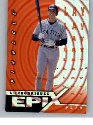 1998 Pinnacle Epix Play Orange #E13 Alex Rodriguez (ref 141992) - Image 1 of 2