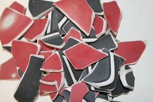 Mosaic Crafters Christmas Gift Ideas Two Sided Pottery Pieces / 1 to 3" - P-2 - Picture 1 of 12