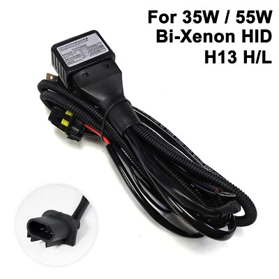 G4 AUTOMOTIVE H13 9008 BI-XENON Hi/Lo HID Relay Harness 35W/55W Wire Adapter Kit - Image 1 of 4