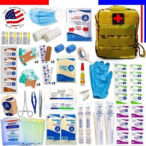 Military Survival Bag - Family Travel First Aid Kit - Camping Medical Kit - IFAK