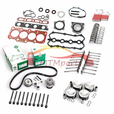 Kit de pistones de revisión de reconstrucción de motor para VW Audi Golf R S3 TTS 2.0 TFSI CDL BWJ Foto 1 de 4