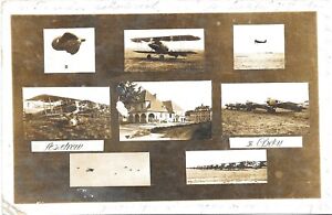 Sudeten 1924 Eger Bohemia 8 picture map airfield run with brand Aš
