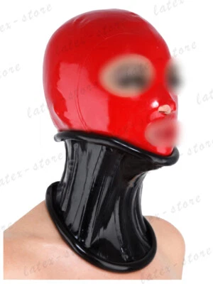 657 Latex Rubber Gummi Neck corset halskorsett thick lace up customized 0.7mm - Image 1 of 4