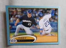 2012 Topps Update Walmart Blue Border Baseball Card Pick one
