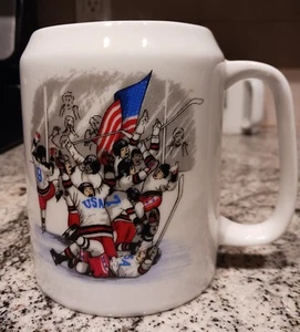 1980 Lake Placid Olympic USA HOCKEY Impossible Dream Miracle on Ice MUG 🔴READ - Picture 1 of 7