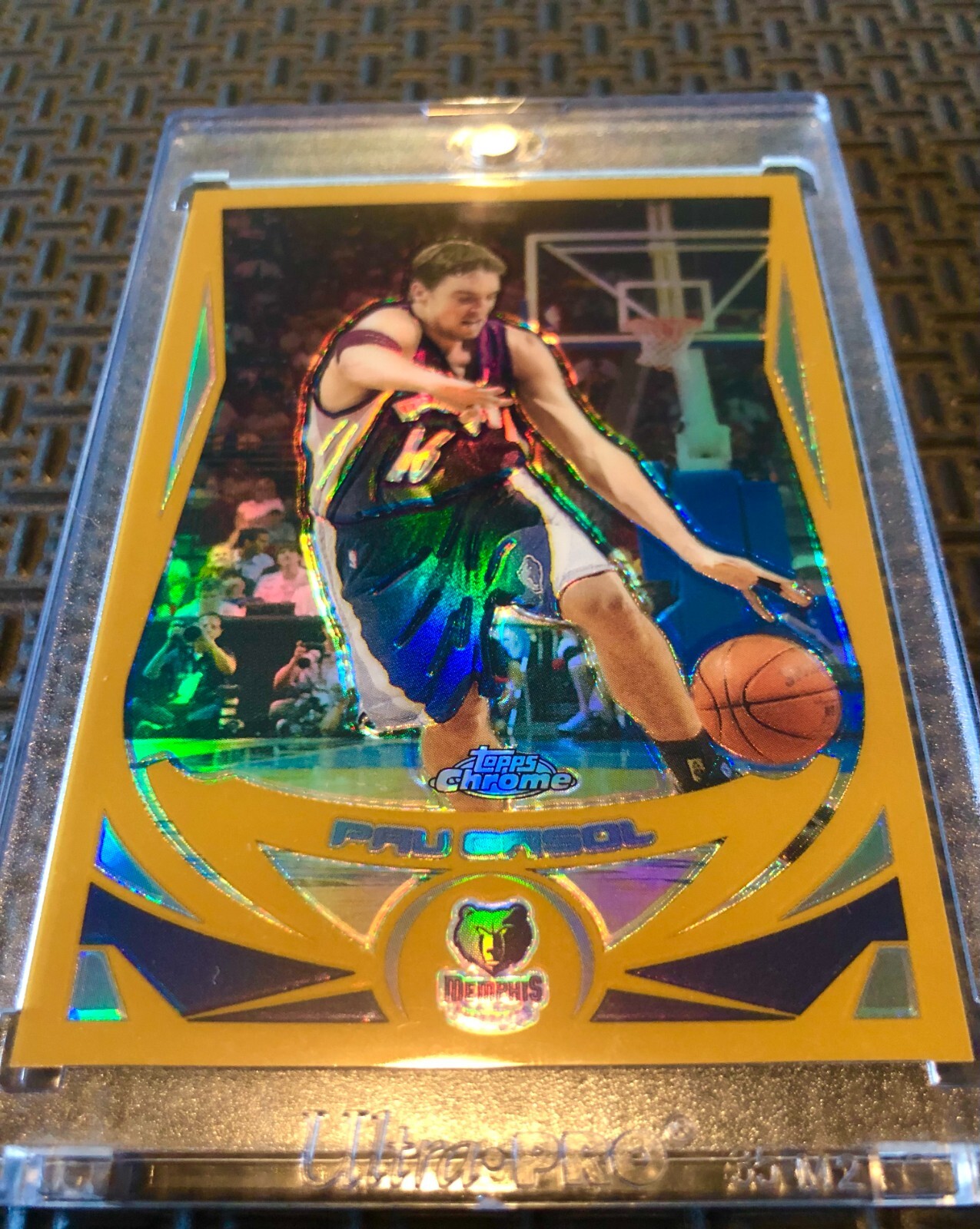 2004-05 Topps Chrome Pau Gasol #117 Gold Refractor Ser# 61/99 SP HOF 🔥📈 MINT
