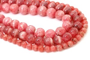 High Quality Natural Rhodochrosite Grade AAA Round Ball Smooth Gemstone Beads