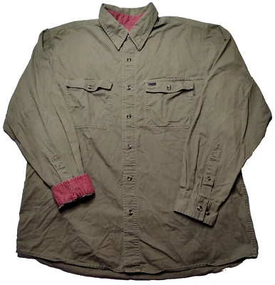Camisa De Colección Y2K Royal Robbins Hombres Grande Oliva Drab Viaje al Aire Libre Manga Larga Foto 1 de 4
