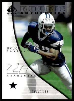 2004 SP Authentic Bruce Thornton Rookie 1173/1199 Dallas Cowboys #138 R44 - Image 1 of 2